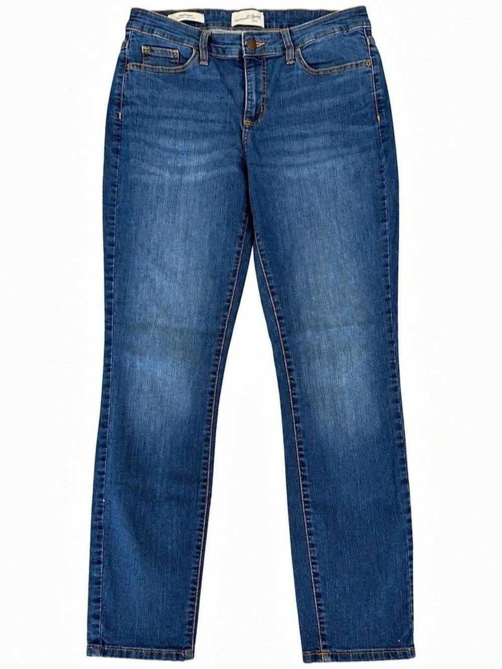 Universal Thread Mid-Rise Skinny Jeans Straight Leg Jeans in Blue Size 6/28R